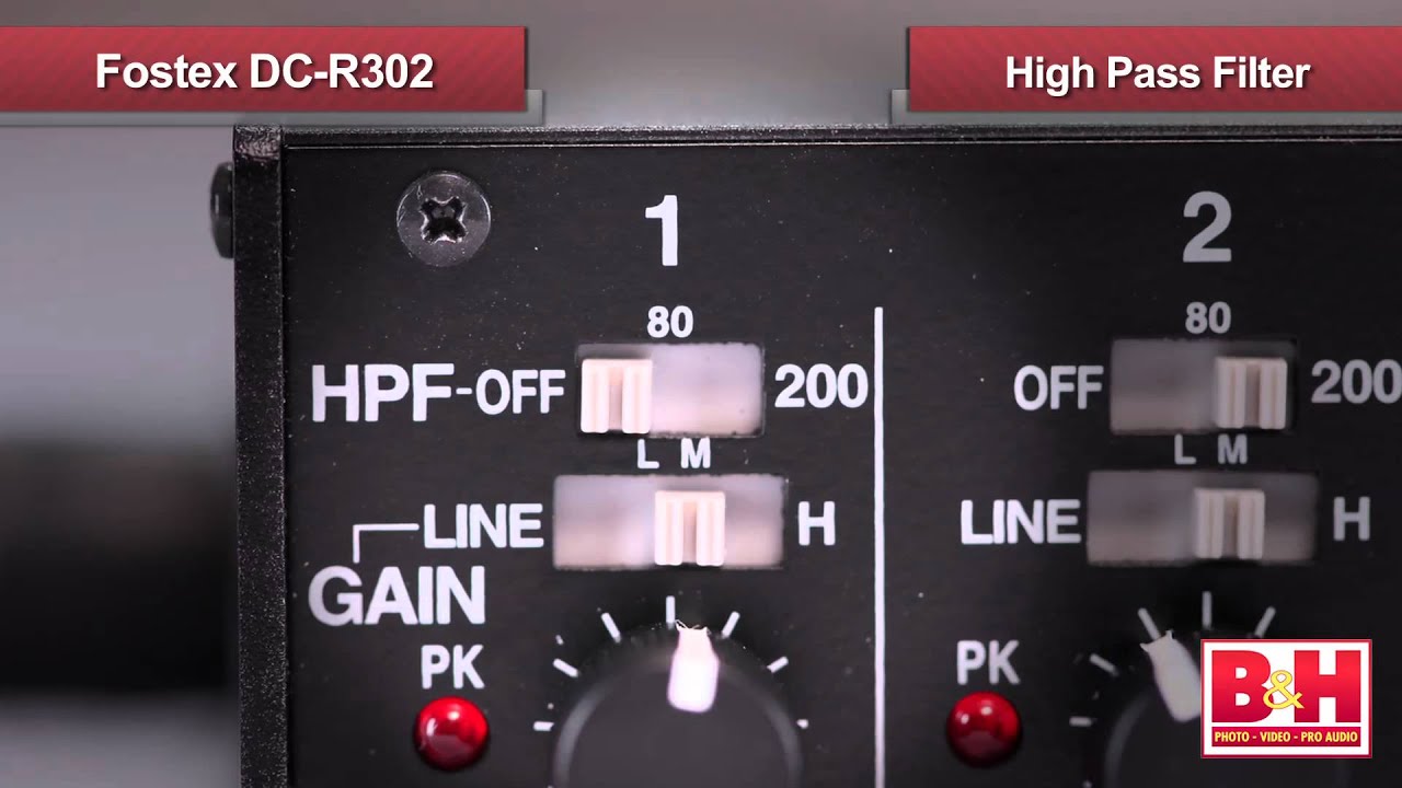Fostex DC-R302 - YouTube