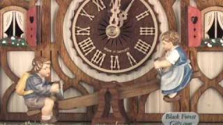 8TMT2683-9 Anton Schneider 8 Day See Saw Cuckoo Clock