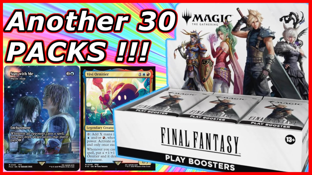 Magic The Gathering (Final Fantasy Play Booster Box) ANOTHER 30