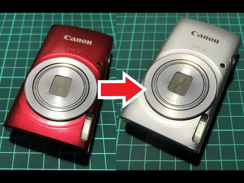 ジャンクカメラ分解・清掃】レンズ内清掃、外装交換 Canon IXY200