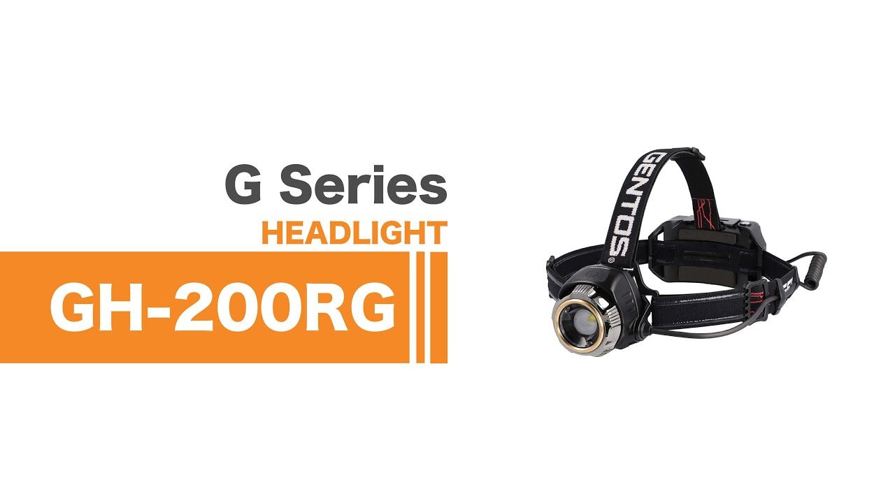 GENTOS GH-200RG点灯動画 - YouTube