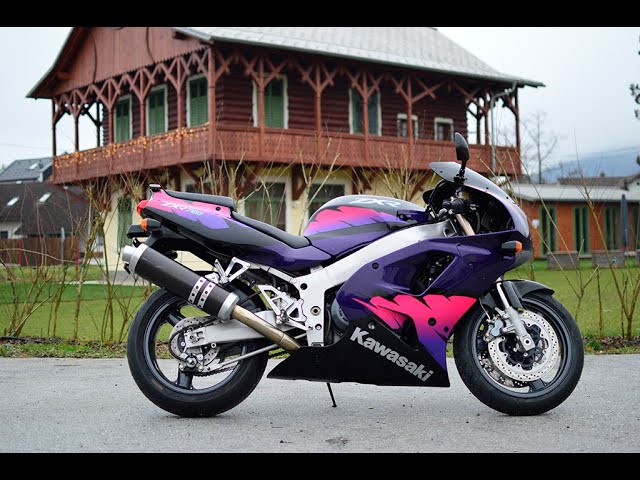 Kawasaki ZXR750L ZX7 Ninja, 1994, Walkaround, Rev - YouTube