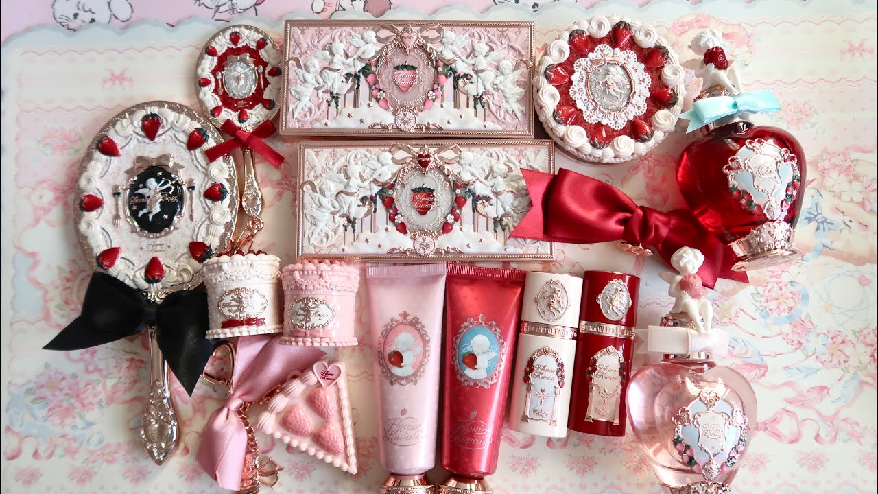 Flower knows strawberry cupid collection 🍓💘 Chinese makeup