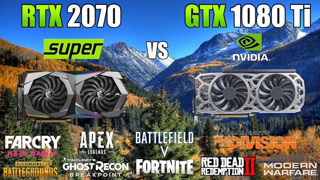 RTX 2070 Super vs GTX 1080 Ti - Test in 11 Games - 1440p - YouTube