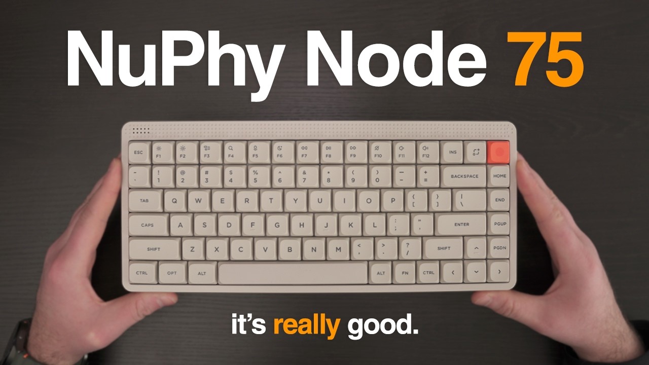 NuPhy Node 75 Unboxing & Review | Red Nano Switch | Best Compact