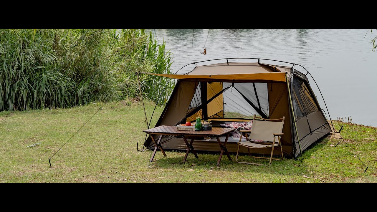 新品情報】TOMOUNT シェルターテント 2-3人用 ロッジテント 20D