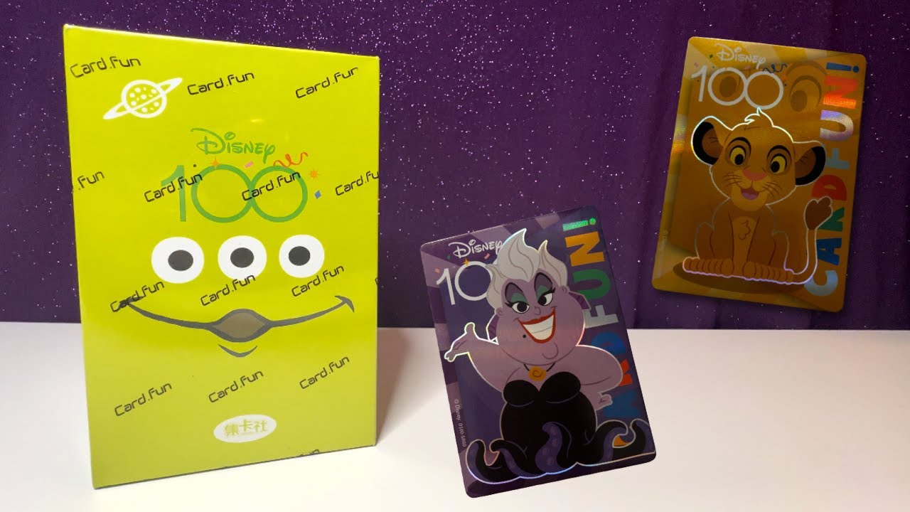 2023 Card.Fun Disney 100 Joyful Trading Cards - YouTube