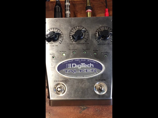 Video demo: Digitech Talker - YouTube