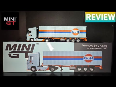 Mini GT - Mercedes Benz Actros Gulf Container Hauler - REVIEW