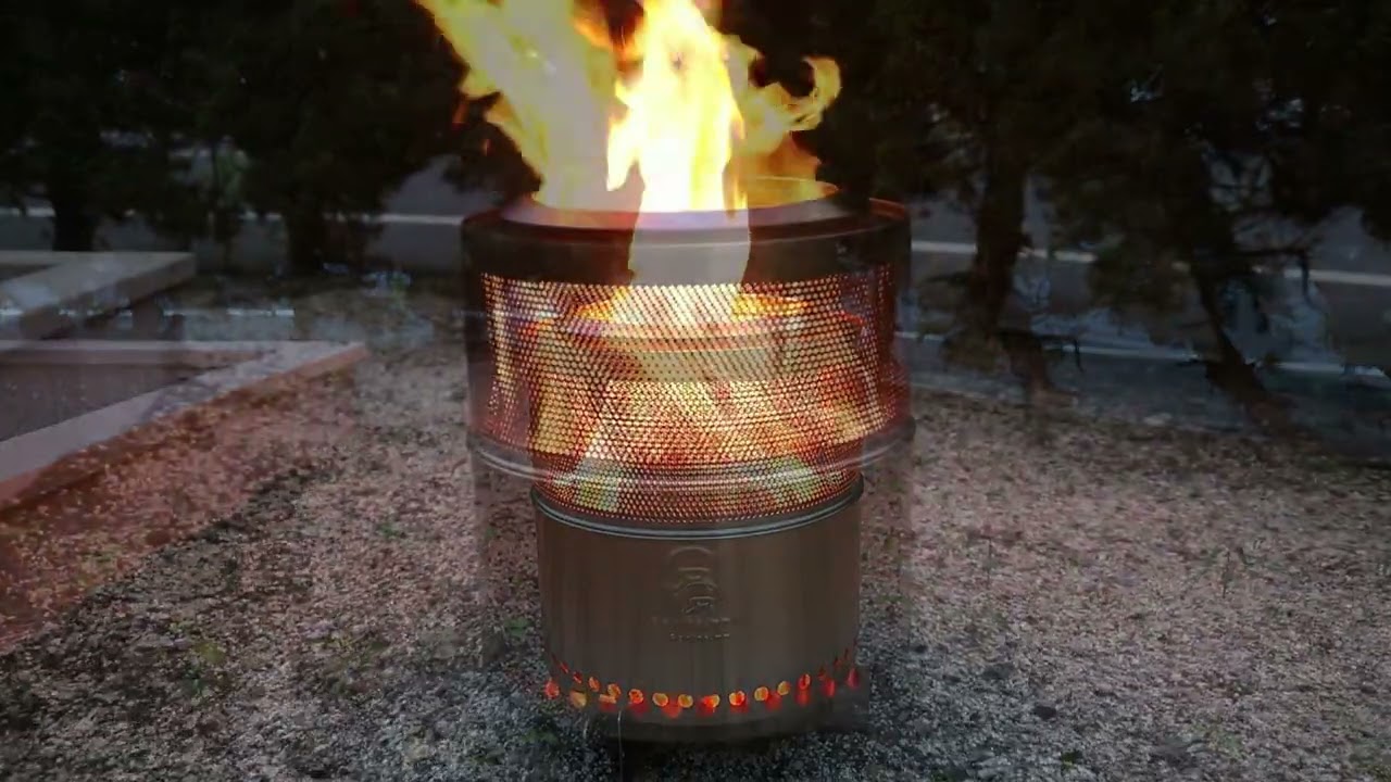 フレイムストーブMAXメッシュ - YouTube