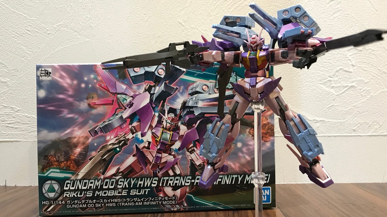 迫力と重さは比例するのかなHGBD 1/144 ガンダムダブルオースカイHWS