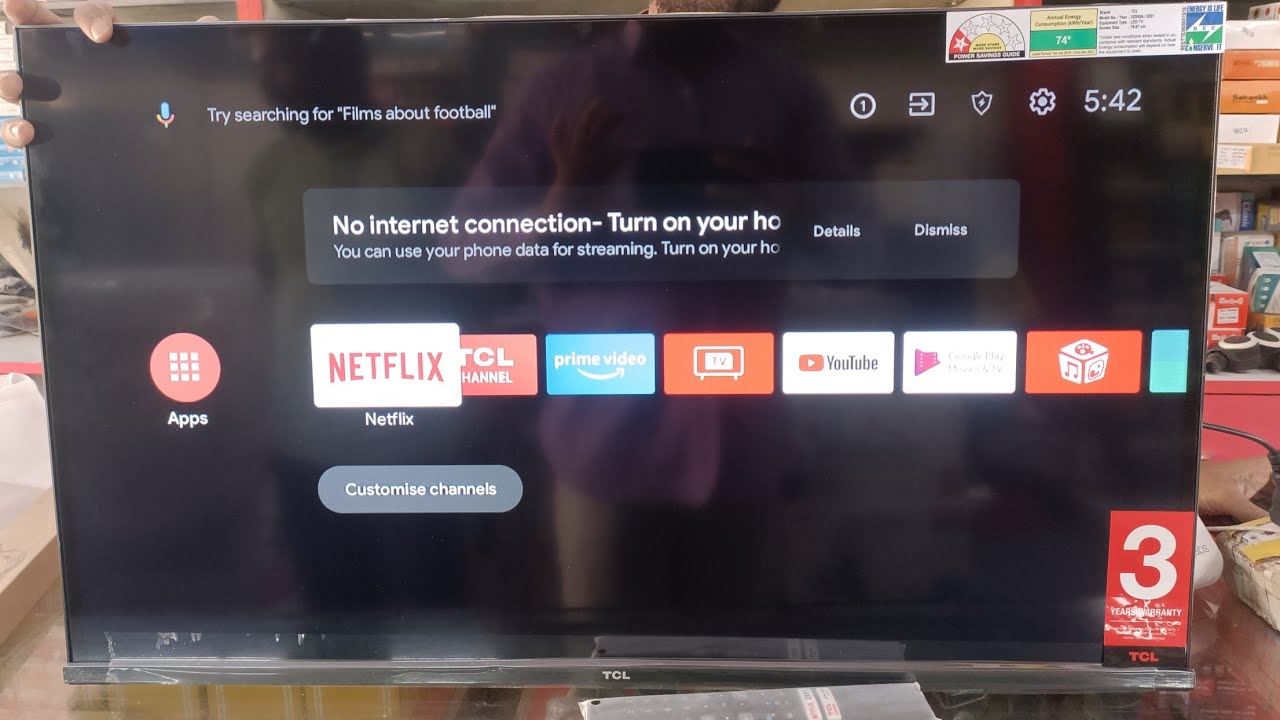 TCL 80 cm (32 inches) HD READY Smart Certified Android LED TV