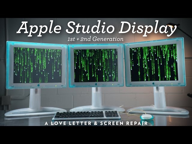 Apple's FIRST Studio Display - A Love Letter & Repair - iiiDIY