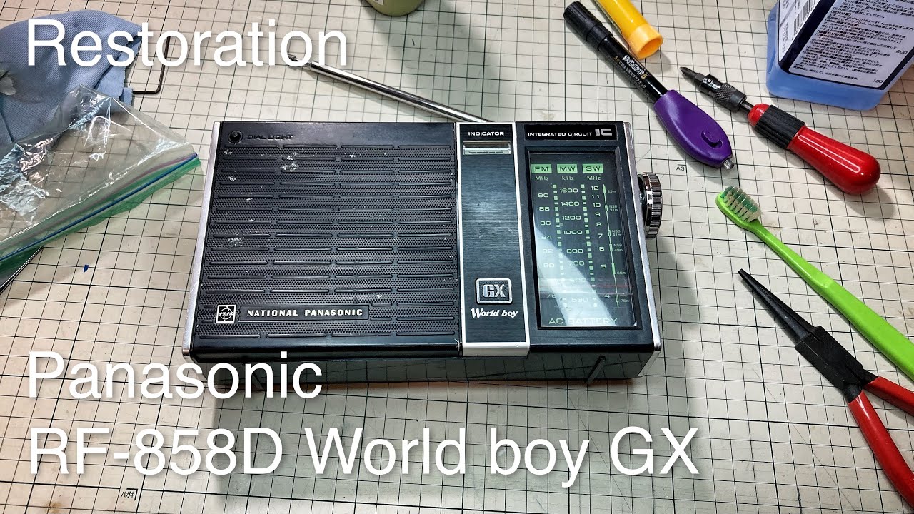 Radio Repair: Panasonic World Boy GX (Grandfather's keepsake) is