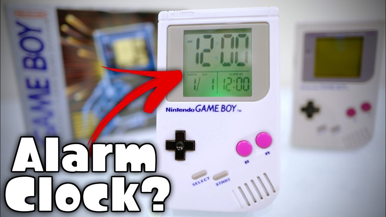 RETRO Nintendo GAME BOY Alarm Clock - YouTube