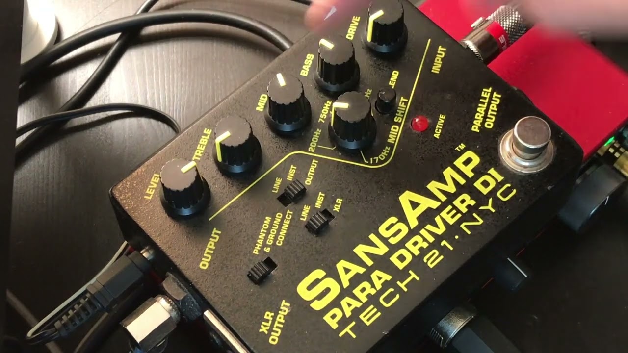 SansAmp Para Driver DI by Tech 21 - YouTube