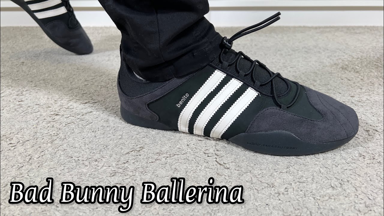 Adidas x Bad Bunny Ballerina Review& On foot - YouTube