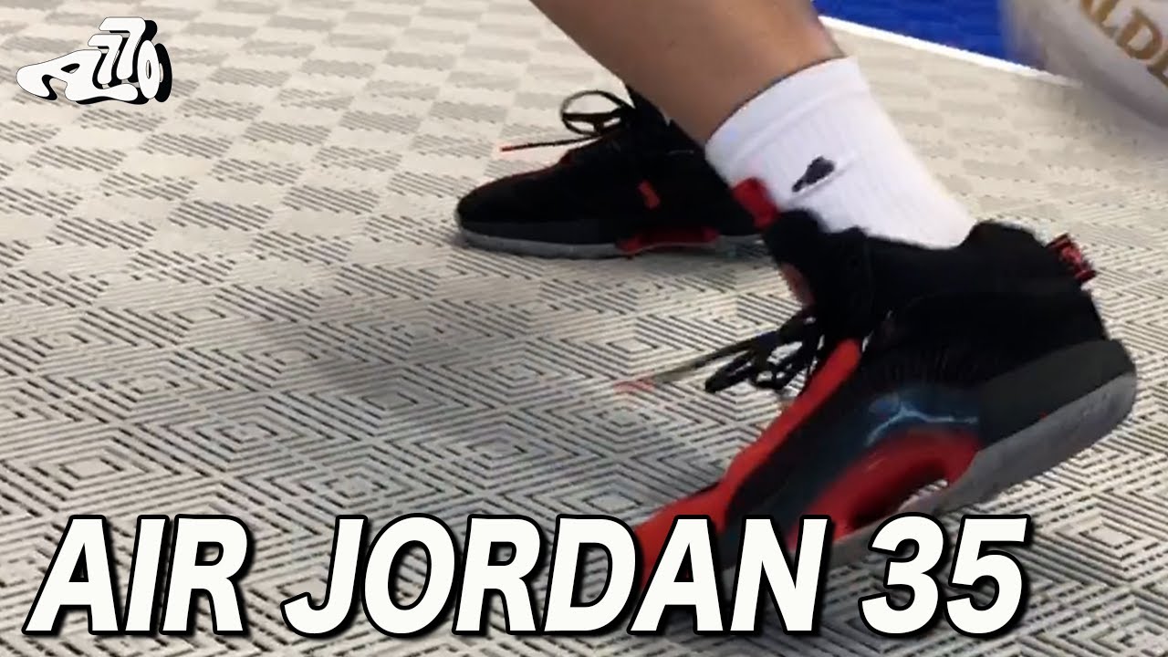 即完売！AIR JORDAN 35 八村塁モデル をレビューしてみた - YouTube