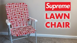 The SUPREME LAWN CHAIR is PERFECT for the Summer! - YouTube