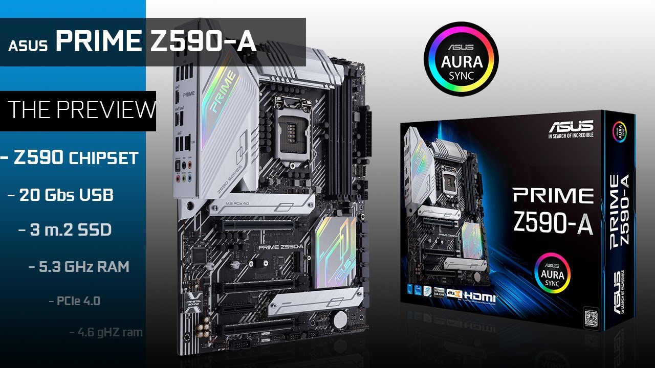 ASUS PRIME Z590-A : The COMPLETE PREVIEW! - YouTube