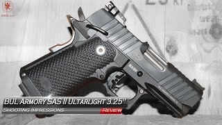 BUL Armory SAS II Ultralight 3.25 Shooting Impressions - YouTube