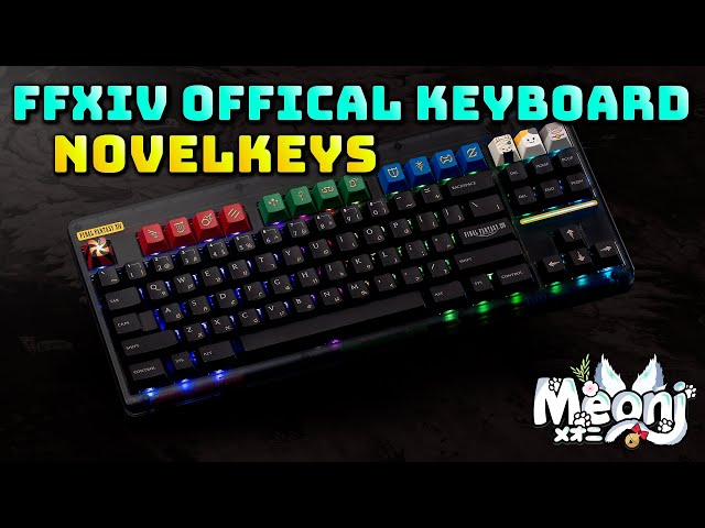 FFXIV: Novelkeys TKL New Keyboard Merch - YouTube