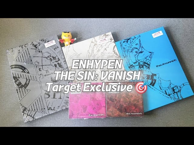 ENHYPEN THE SIN : VANISH 7th Mini Album Target Exclusive Unboxing