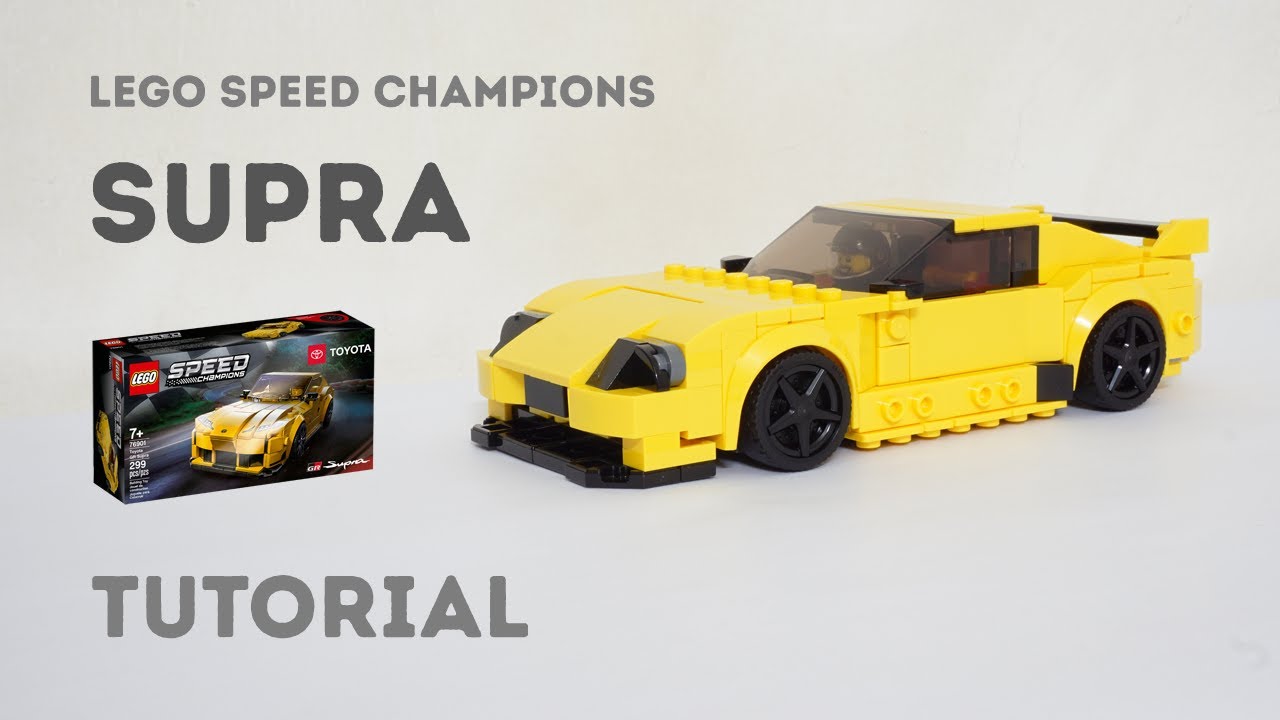 Tutorials - Alternate builds using parts from LEGO 76901 GR Supra