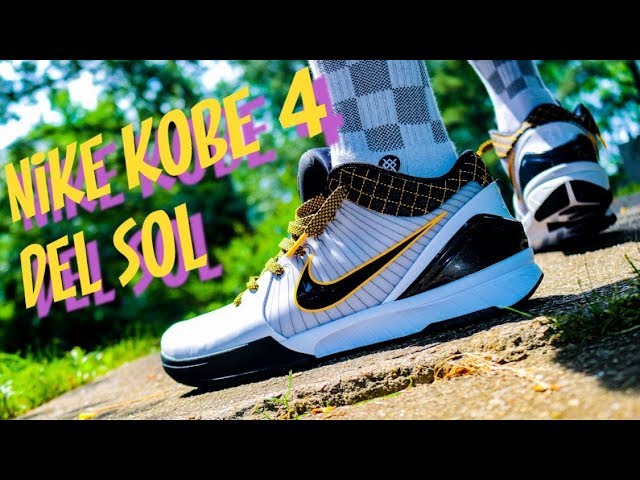 NIKE KOBE 4 PROTRO DEL SOL REVIEW & GAS ON FEET!! - YouTube