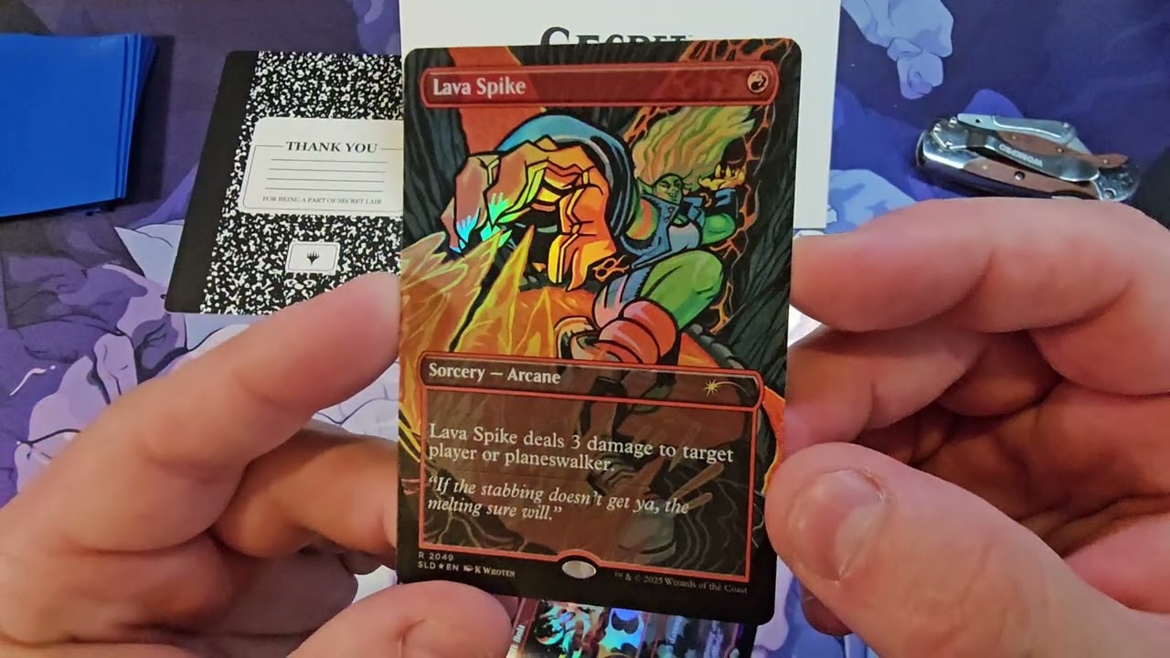 Everything is on FIRE 🔥 Secret Lair - YouTube