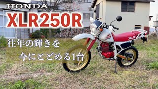 ホンダ【MD16 1985年 XLR250R】往年の輝きを今にとどめる1台 - YouTube