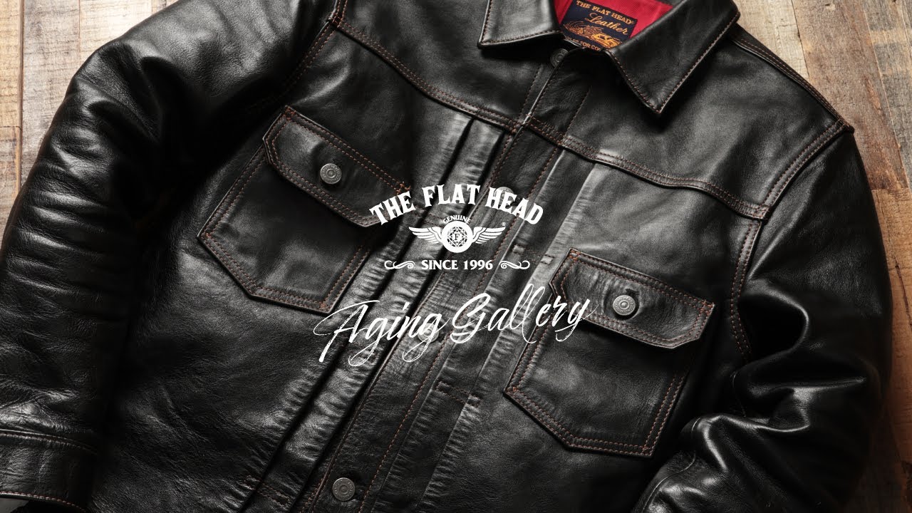 レザージャケット】THE FLAT HEAD エイジングギャラリー Vol.0059「FN