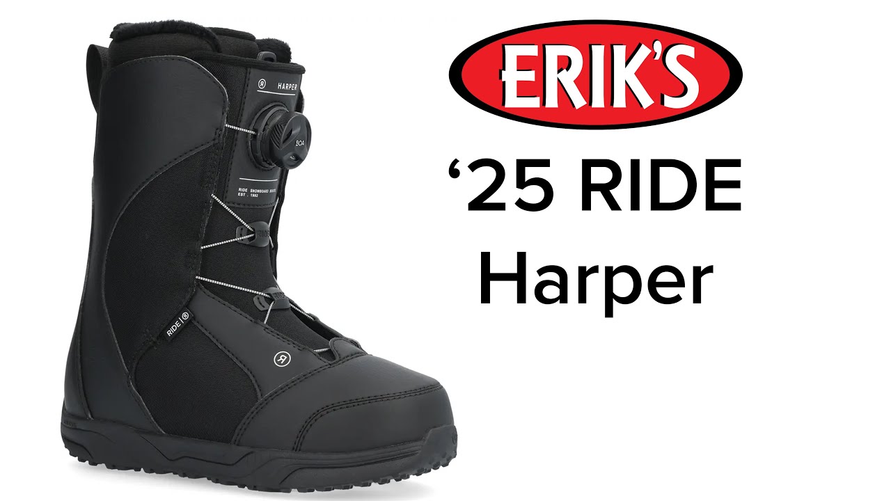 2025 RIDE Harper Snowboard Boots - YouTube