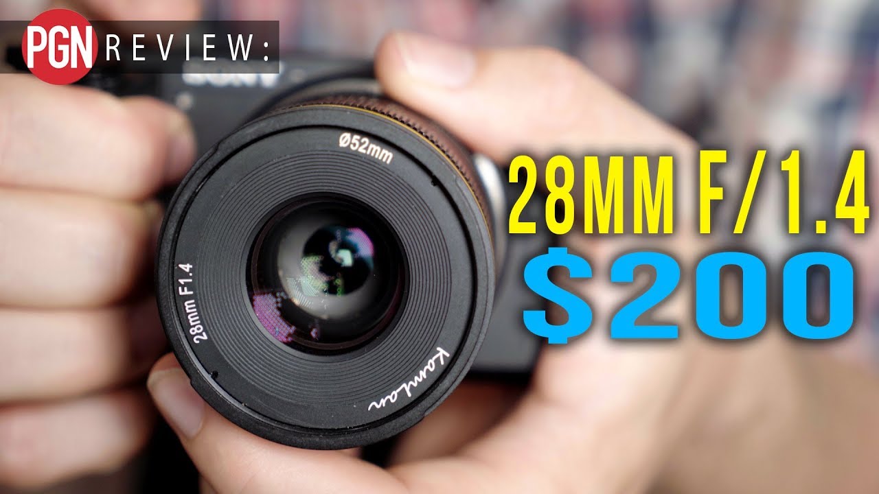 Kamlan 28mm f/1.4 lens - For Sony E, M4/3, Fuji X and Canon EOS M