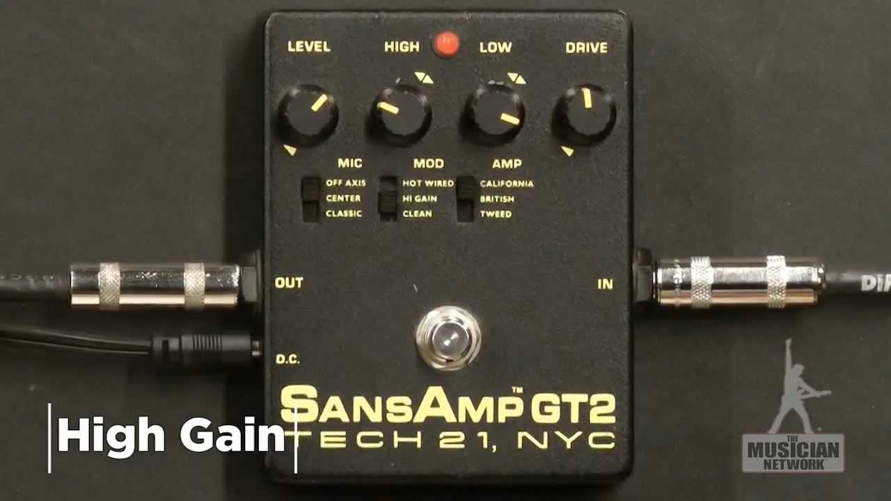 TECH21 SANSAMP GT2の特徴と使い方【歪み系エフェクター】│koikoi