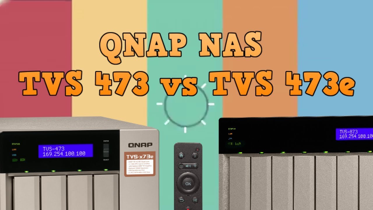 QNAP TVS 473 vs TVS 473e - What is the Difference? - YouTube