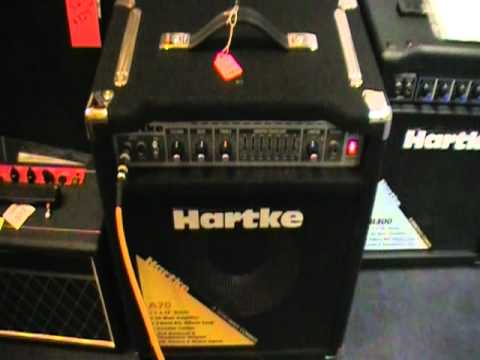 Hartke A70 Kick-back Bass Amp Demo - YouTube