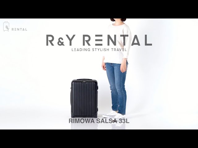 1-3泊] リモワ サルサ 33L マットブラック 2輪 RIMOWA SALSA CABIN