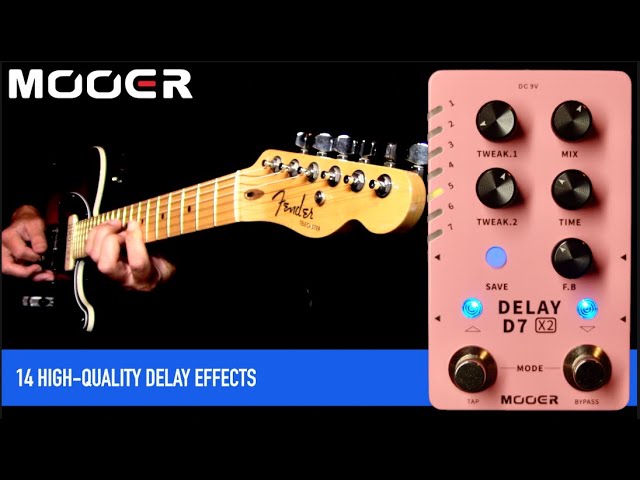 Mooer Audio D7 X2 Delay - YouTube