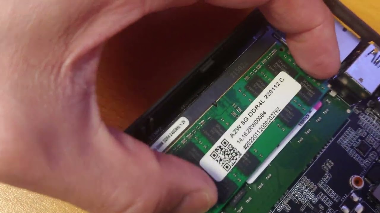 ミニPCの8GBメモリ（DDR4 SO-DIMM）増設交換方法【beelink U59】｜ぼく