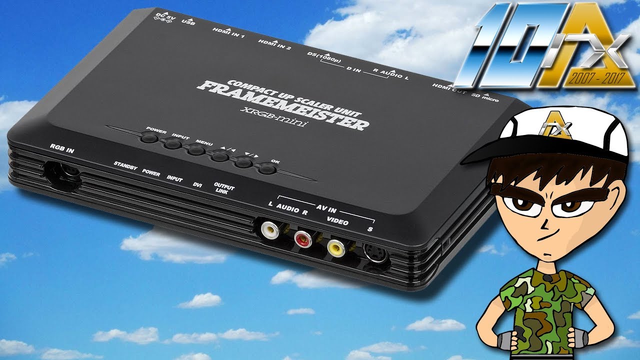 RETRO GAMING IN HD: XRGB-Mini Framemeister - YouTube