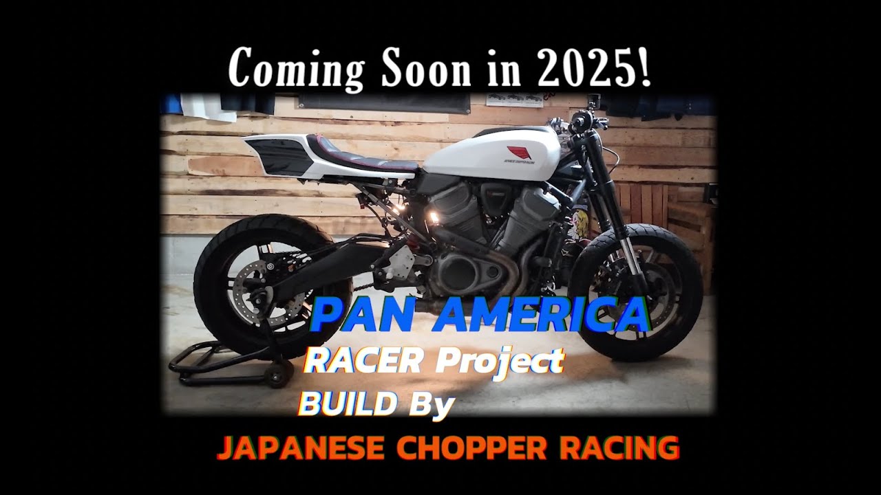 JAPANESE CHOPPER RACING PAN AMERICA RACER Project. 2024HOT ROD