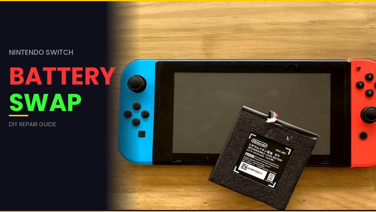 Nintendo Switch Battery Replacement | Step-by-Step Disassembly