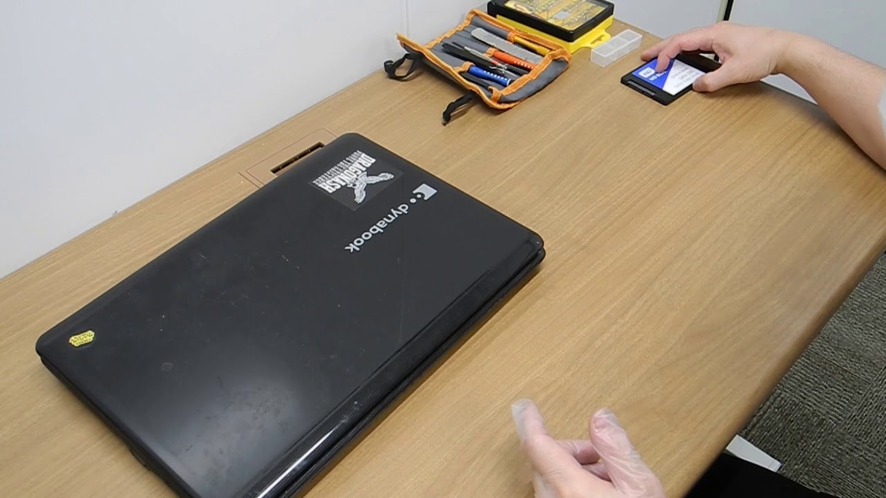 東芝DynabookノートパソコンHDD→SSD交換方法 - YouTube