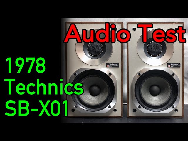 1978 Technics SB-X01・とても元気な鳴りっぷりのテクニクス・リニア
