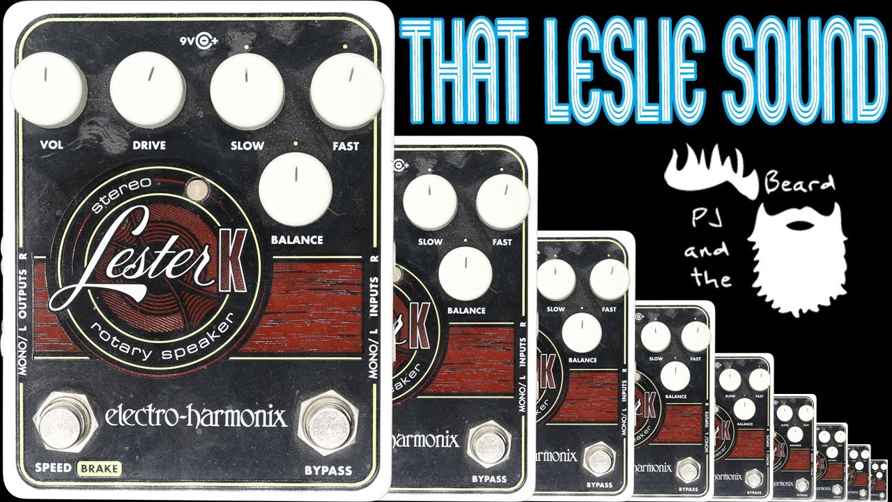The Lester K by Electro-Harmonix - That Leslie Sound Series - YouTube