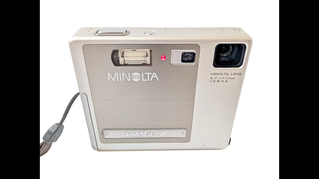 MINOLTA DiMAGE X Compact Digital Camera - YouTube