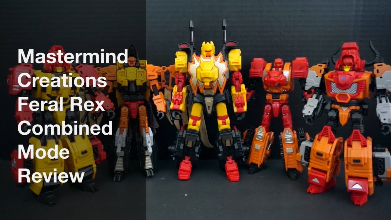 Mastermind Creations Feral Rex Combined Mode Review - YouTube
