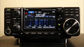 Icom HF+50MHzアマチュア無線用トランシーバー「IC-7300」 の動画を