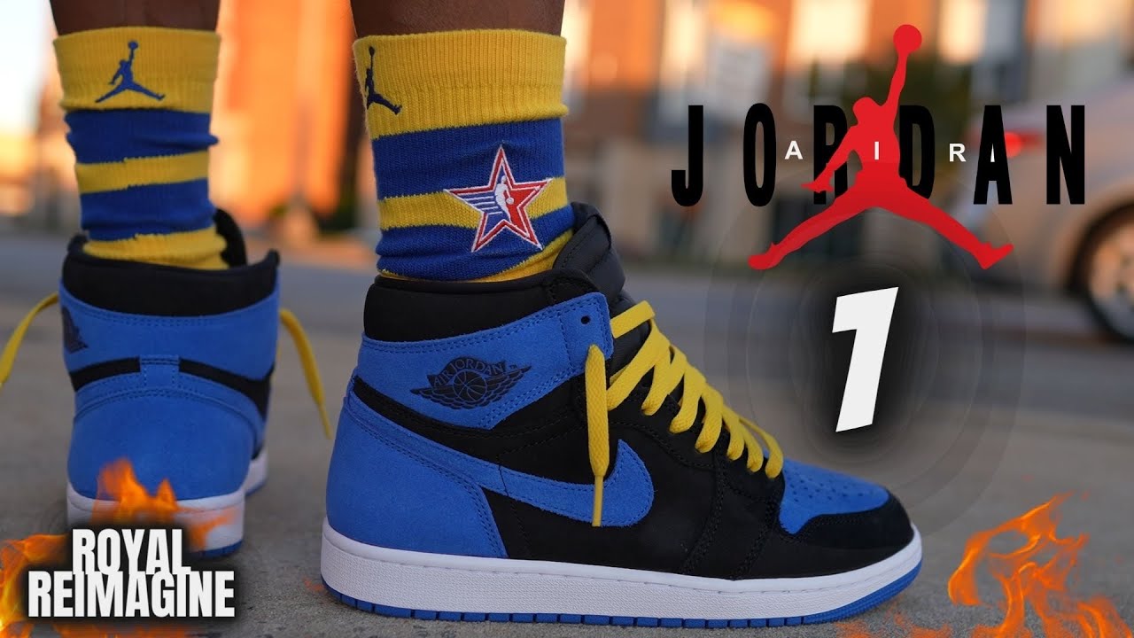 JORDAN 1 ROYAL REIMAGINED DETAILED REVIEW & ON FEET W LACE SWAPS